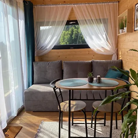 Zdroj, Lesna Przystan - Tiny House Na Stoku * Krynica Zdroj